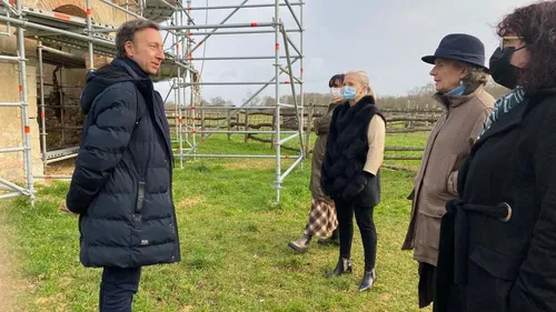 Stéphane Bern, en visite surprise au Lude